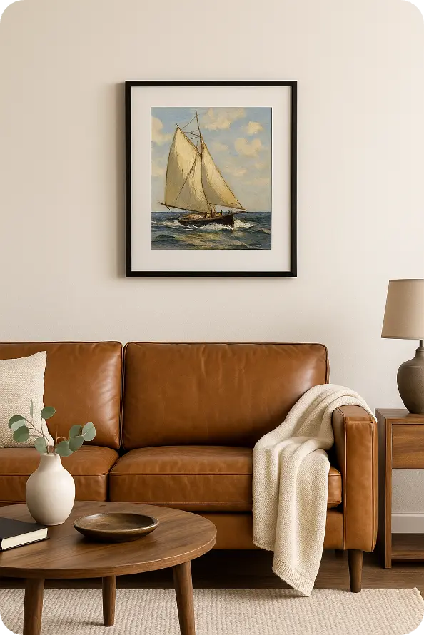 AI 电子墨水屏相框产品图